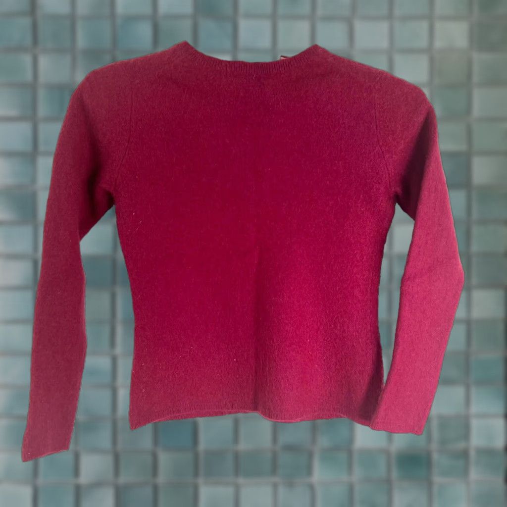 Vintage VINTAGE Fiona 100% Cashmere Pullover Sweater Womens Jr Size M Red Size M / US 6-8 / IT 42-44 - 1 Thumbnail