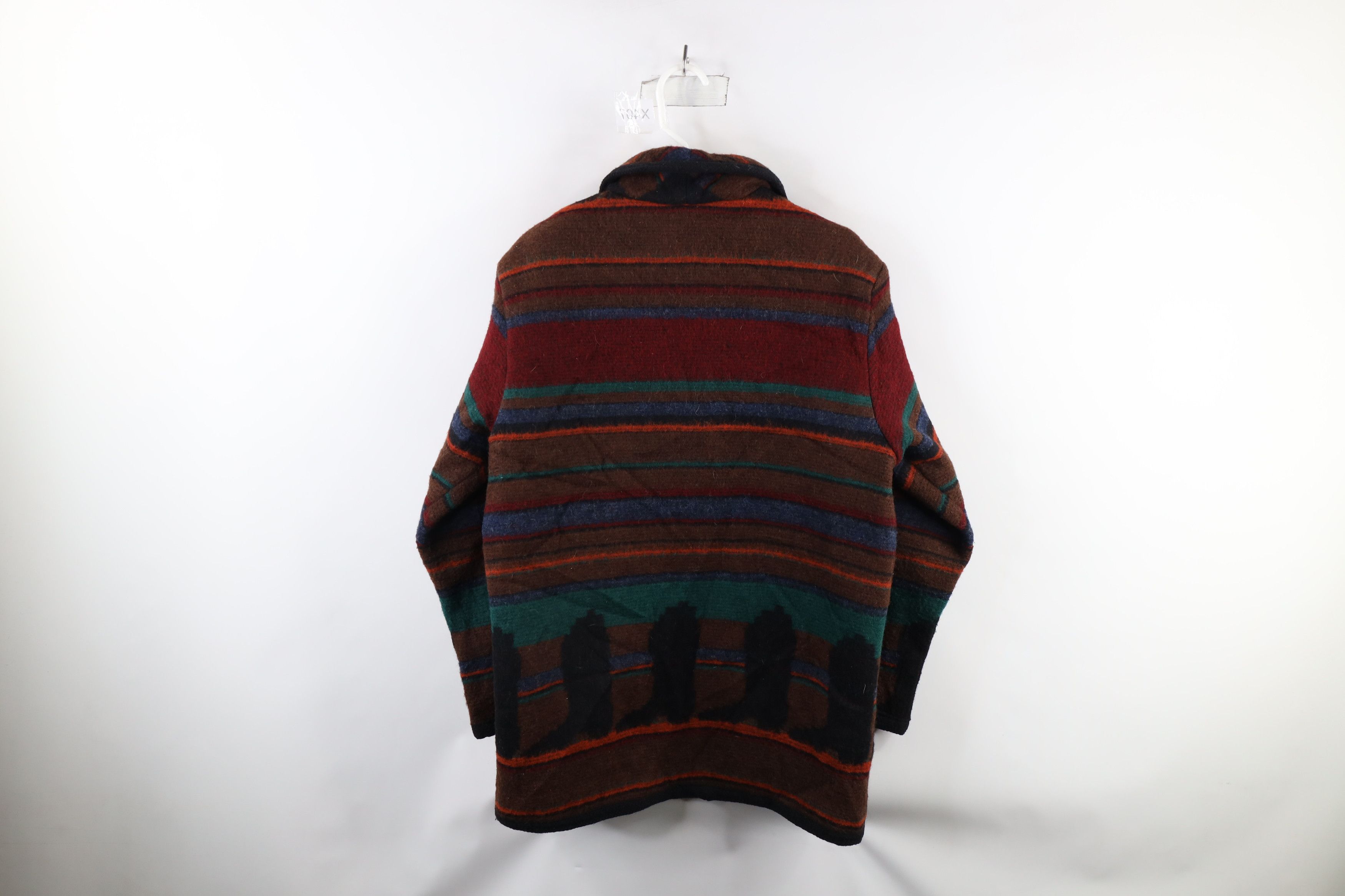 Vintage × Woolrich Woolen Mills Vintage 90s Woolrich Southwestern Wool Blanket Jacket USA Size M / US 6-8 / IT 42-44 - 10 Thumbnail