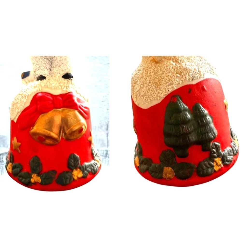 Vintage Vintage Snowman Bell Christmas Figurine Gift Collection Deco Size ONE SIZE - 9 Thumbnail