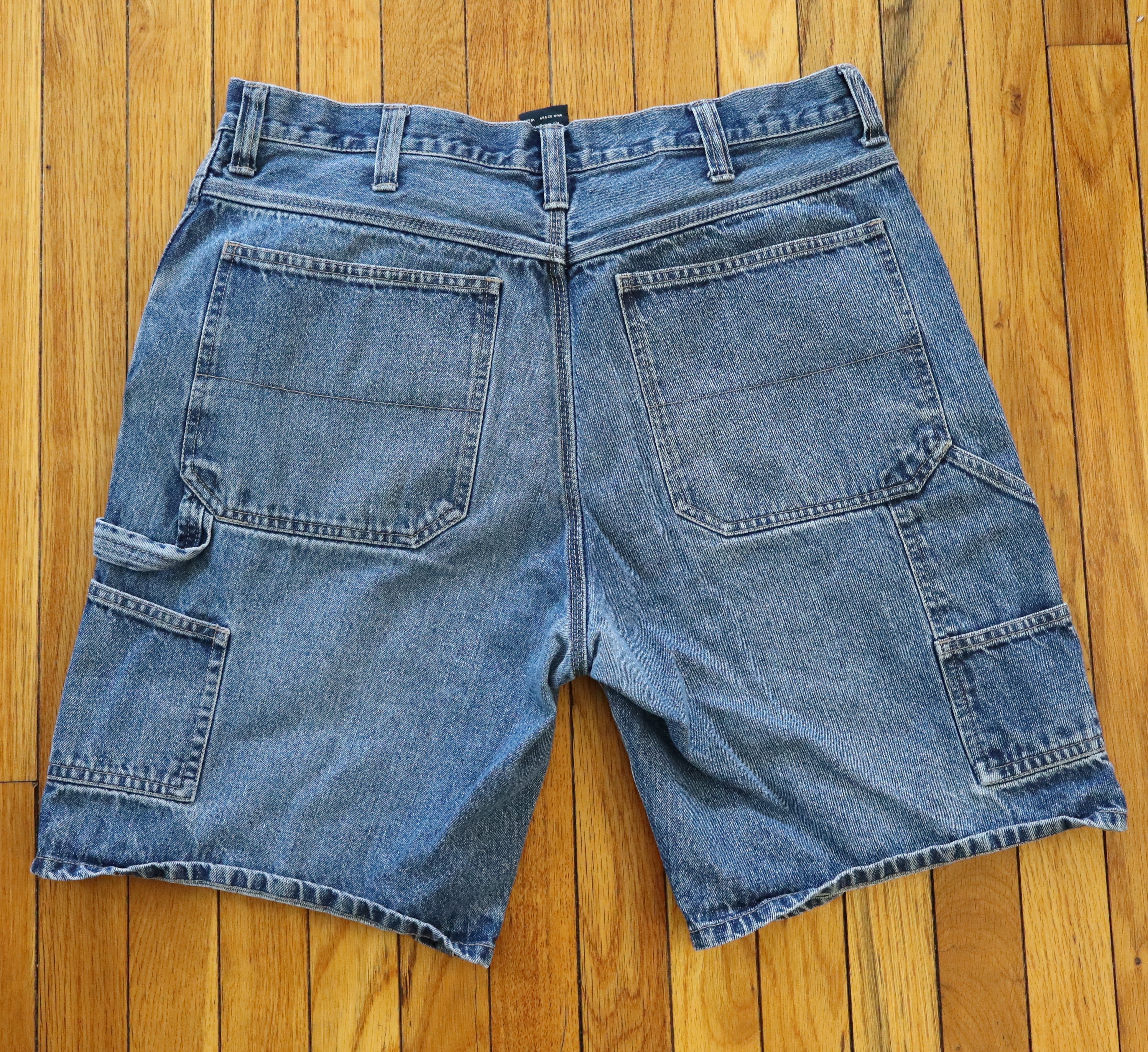 Carhartt × JNCO × Wrangler 90s Carpenter Denim Baggy Loose Fit Skater Shorts Jorts 36 Size US 36 / EU 52 - 1 Thumbnail