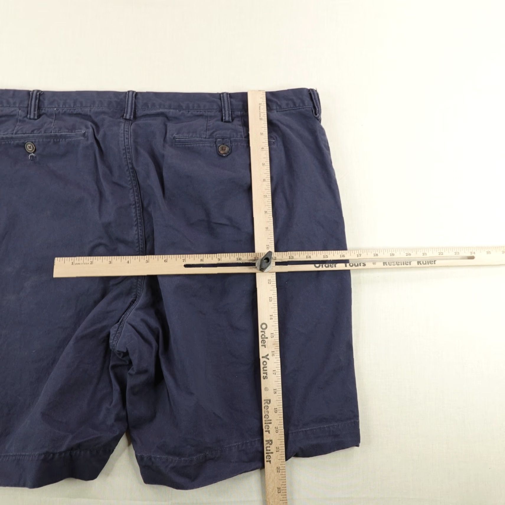 Polo Ralph Lauren VINTAGE Polo Ralph Lauren Shorts 44 B Big & Tall Chino Polo Ralph Lauren Shorts Blue Classic Stretch Cotton Twill Pony Mens Size US XXL / EU 58 / 5 - 7 Thumbnail