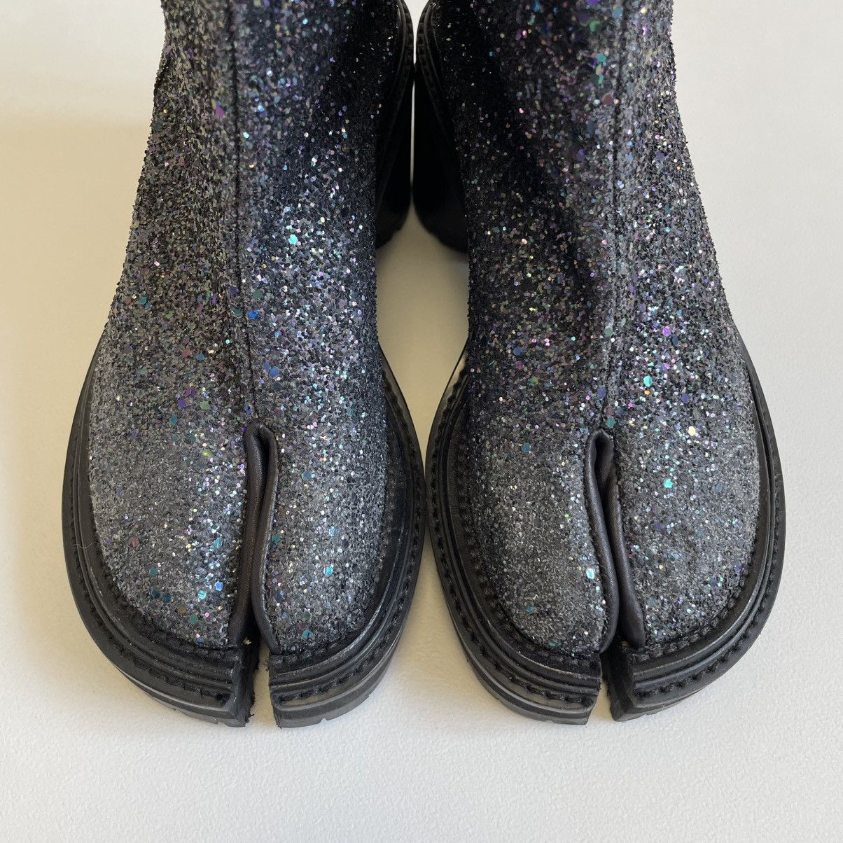 Maison Margiela A/W 19 High Heel Glitter Hunter Tabi Boots Size US 7 / IT 37 - 9 Thumbnail