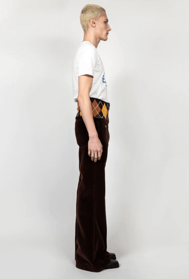 Egon Lab BNWT AW23 EGONLAB "PARASOMNIA" VELVET JOGGERS L Size US 34 / EU 50 - 14 Thumbnail
