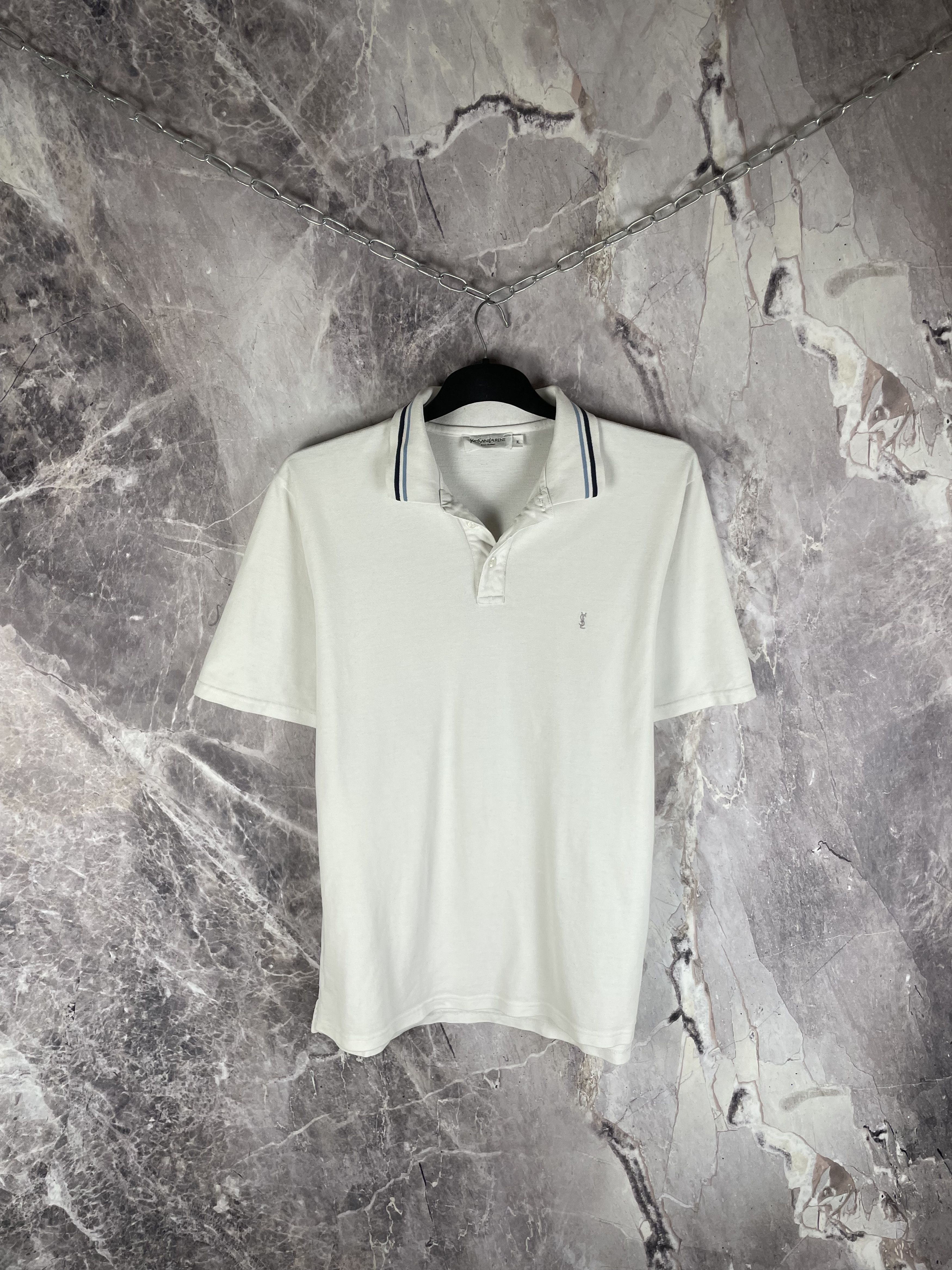 Yves Saint Laurent Yves Saint Laurent vintage polo shirt ysl Size US XL / EU 56 / 4 - 1 Thumbnail