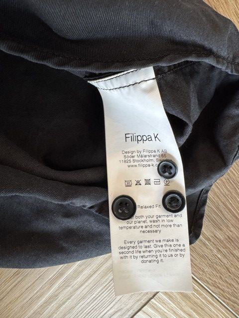 Filippa K Black lyocell shirt Size US M / EU 48-50 / 2 - 3 Thumbnail