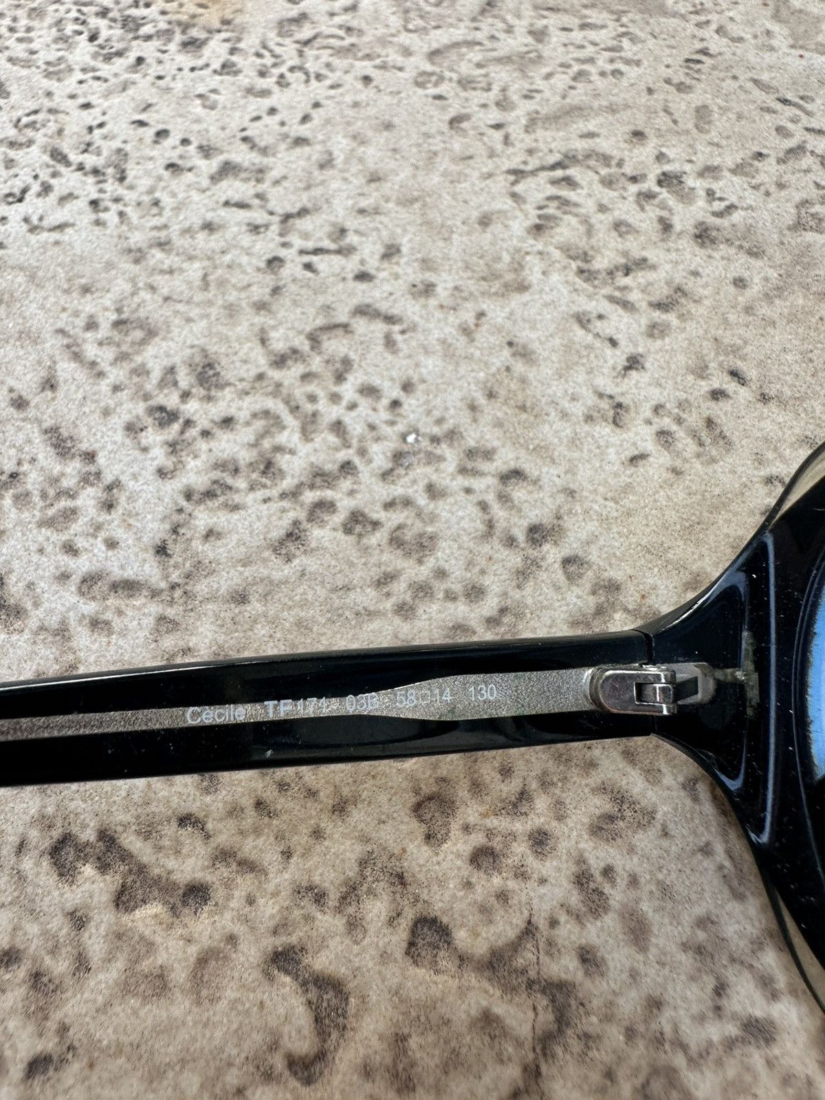 Tom Ford Tom Ford Sunglasses Black Cecile TF174 Size ONE SIZE - 7 Thumbnail