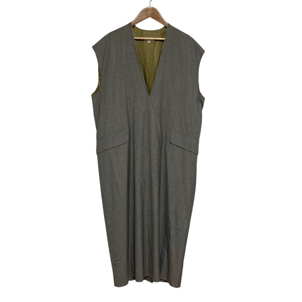 Other Other BLAMINK Fine Wool V Neck Dress Textile Dresses 7926-230-0165 DUTY FREE for USA Size ONE SIZE - 1 Thumbnail