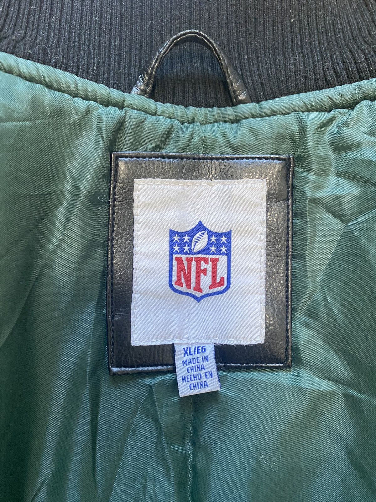 NFL Vintage NFL Green Bay Packers Faux Leather Varsity Bomber Jacket XL Size US XL / EU 56 / 4 - 3 Thumbnail