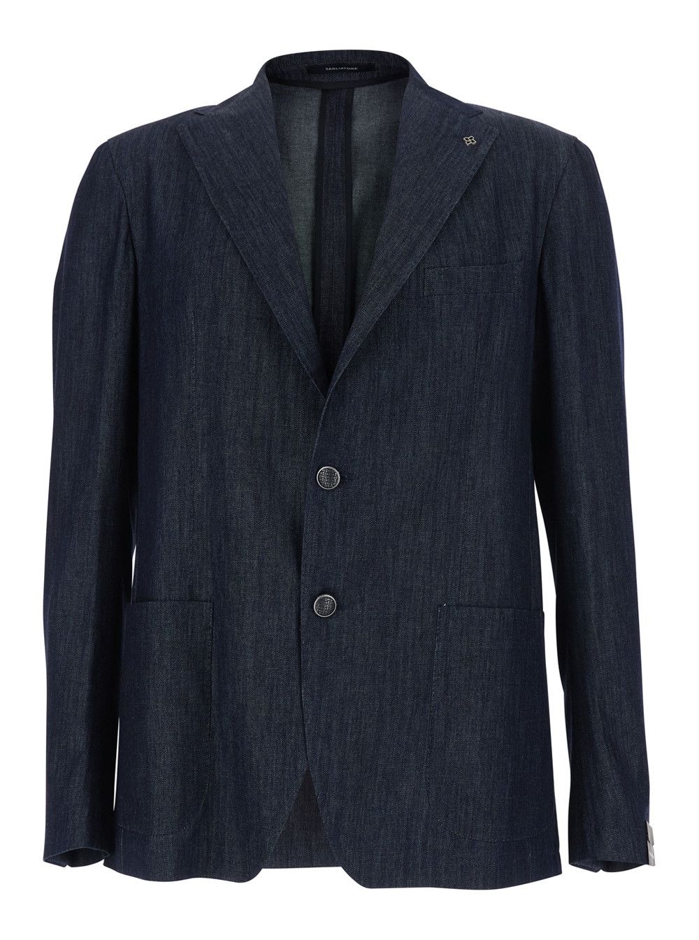 Tagliatore Blue Single-breasted Jacket In Denim for Men Size US L / EU 52-54 / 3 - 1 Thumbnail