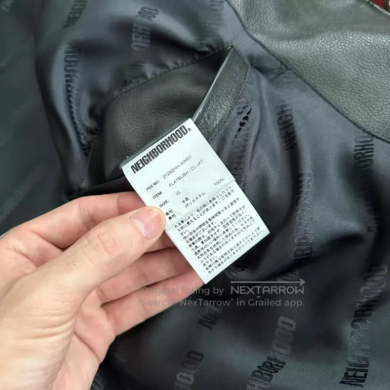 Neighborhood Neighborhood Leather Jacket Size US XL / EU 56 / 4 - 6 Thumbnail