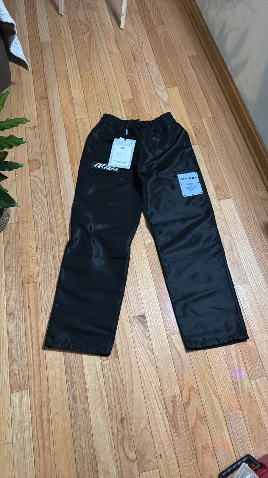 McQ Alexander McQueen MCQ by Alexander McQueen Arcade track pants Darkest black Size US 32 / EU 48 - 1 Thumbnail