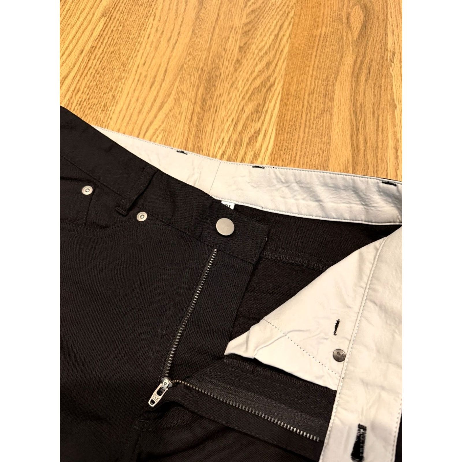 Outlier Outlier Slim Dungarees Pant Mens 31x31.5 Doubleweave Canvas Nanosphere Workcloth Size US 31 - 5 Thumbnail