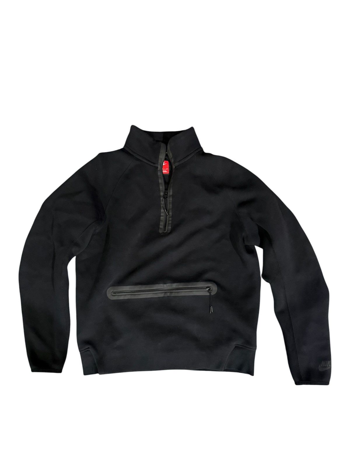 Nike Nike tech fleece black quarter zip up Size US M / EU 48-50 / 2 - 1 Preview