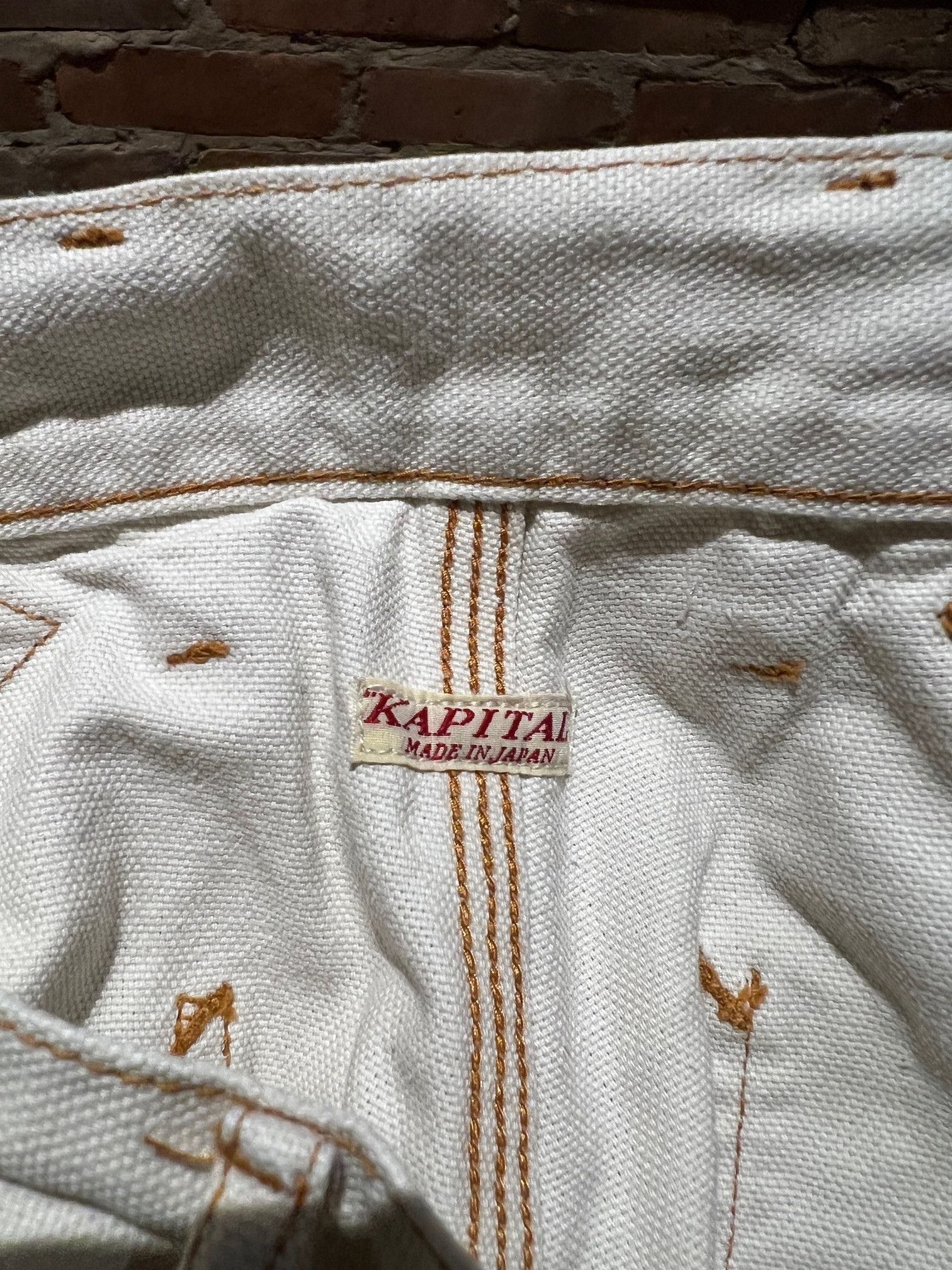 Kapital Kapital Canvas Quilted Knee Painter Pants Size US 32 / EU 48 - 8 Thumbnail