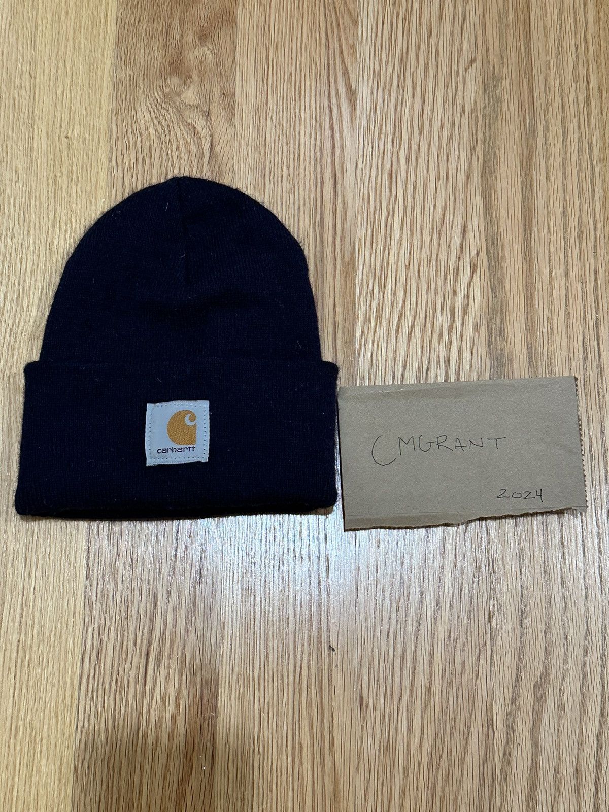 Carhartt Carhartt Navy Work Beanie Snow Tuque Size ONE SIZE - 2 Thumbnail