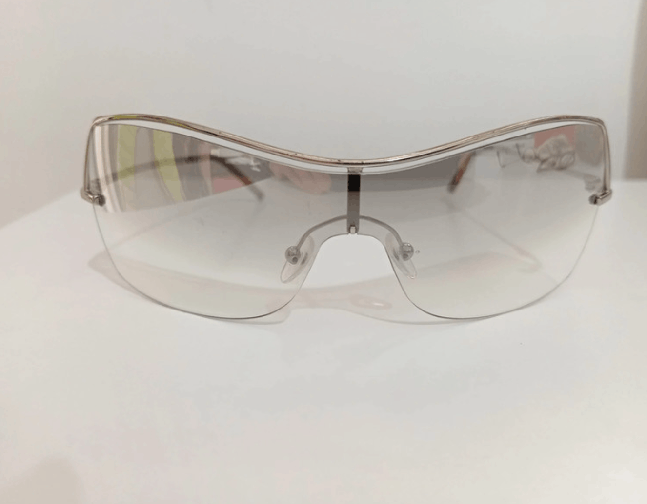 Gucci Gucci sunglasses Transparent Wrap Mask Vintage Size ONE SIZE - 1 Thumbnail