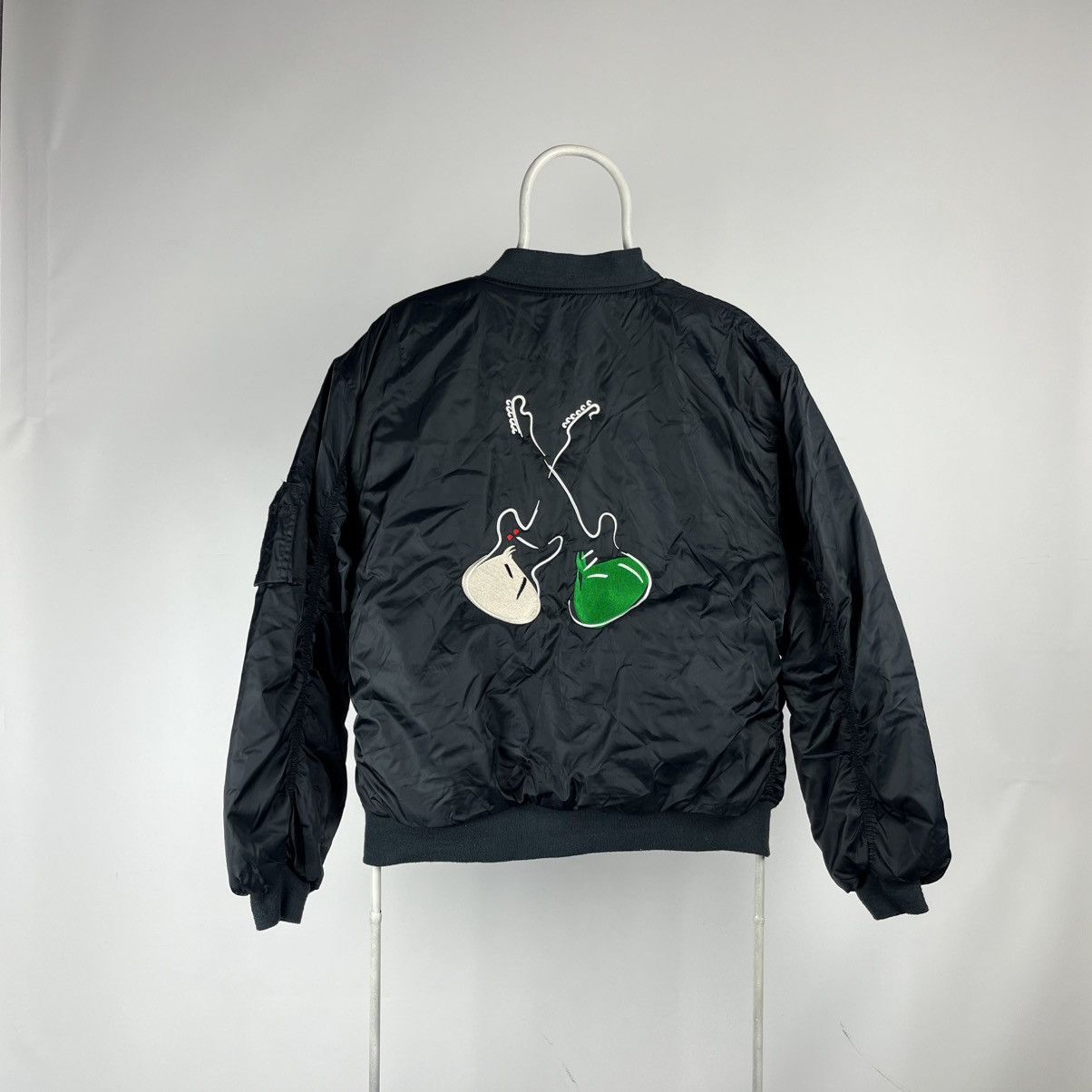 Band Tees Vintage STATUS QUO Bomber jacket MA-1 reversible Raf simons Size US L / EU 52-54 / 3 - 2 Thumbnail