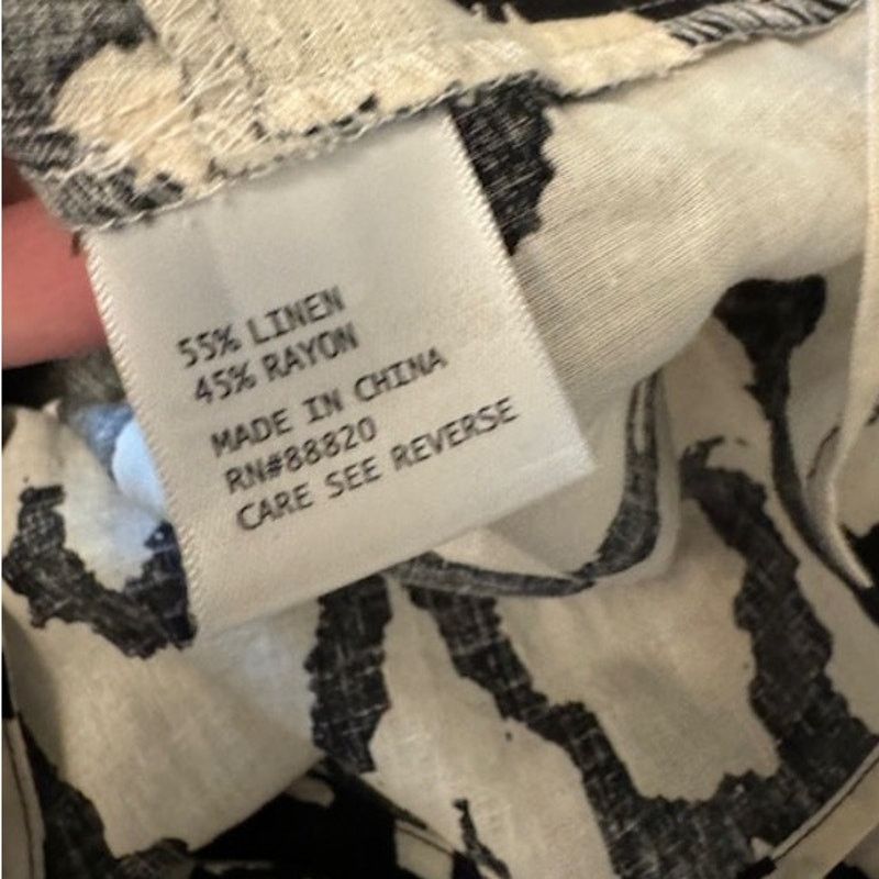 Rachel Zoe RACHEL ZOE 3 Piece Linen Blend Damask Print Set S/M Size M / US 6-8 / IT 42-44 - 2 Thumbnail