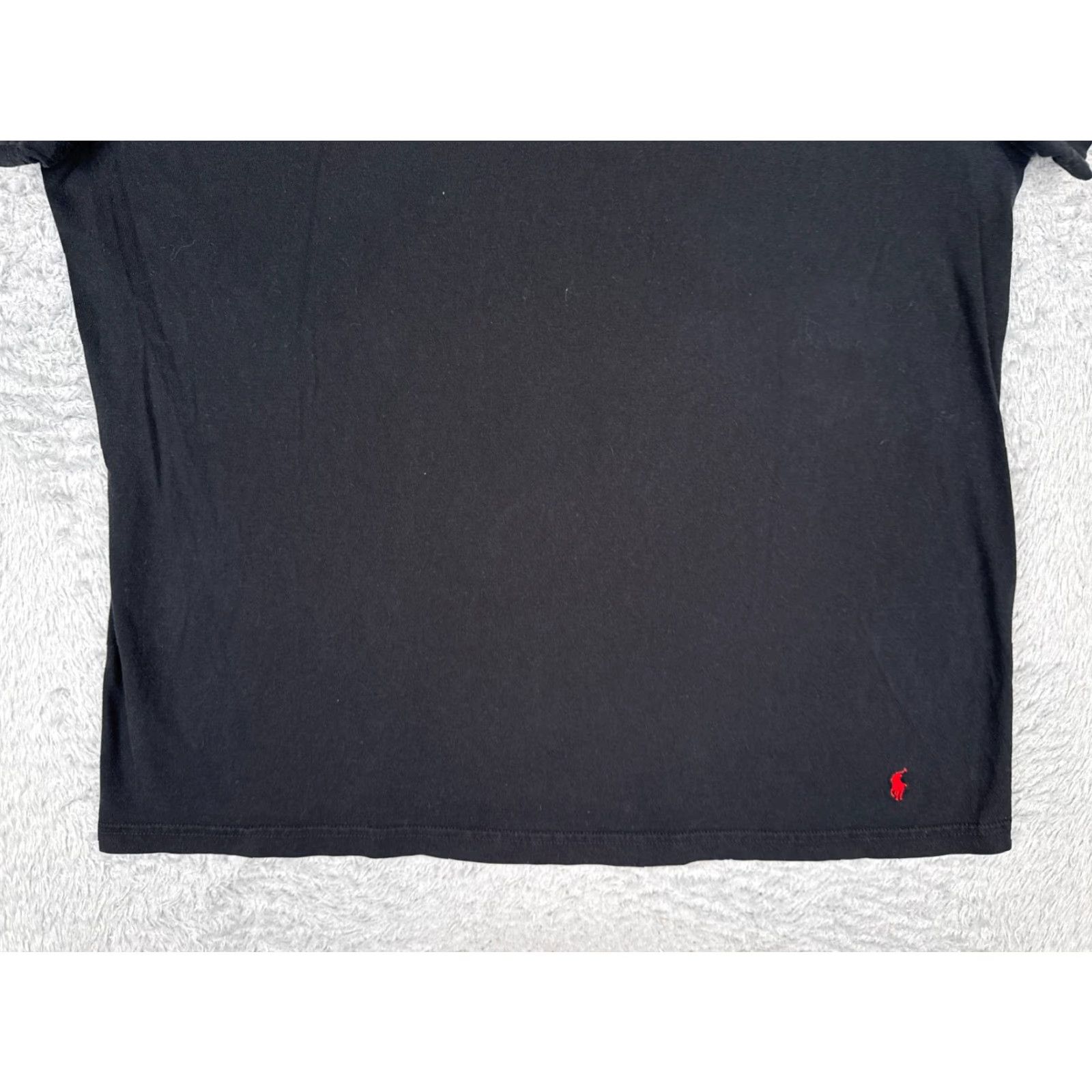 Ralph Lauren VINTAGE Polo Ralph Lauren Shirt Adult XL Black 100% Cotton Crew Neck Pony Logo Embroidered Men T-Shirt American Classic Designer Sports 90s? Size US XL / EU 56 / 4 - 5 Thumbnail