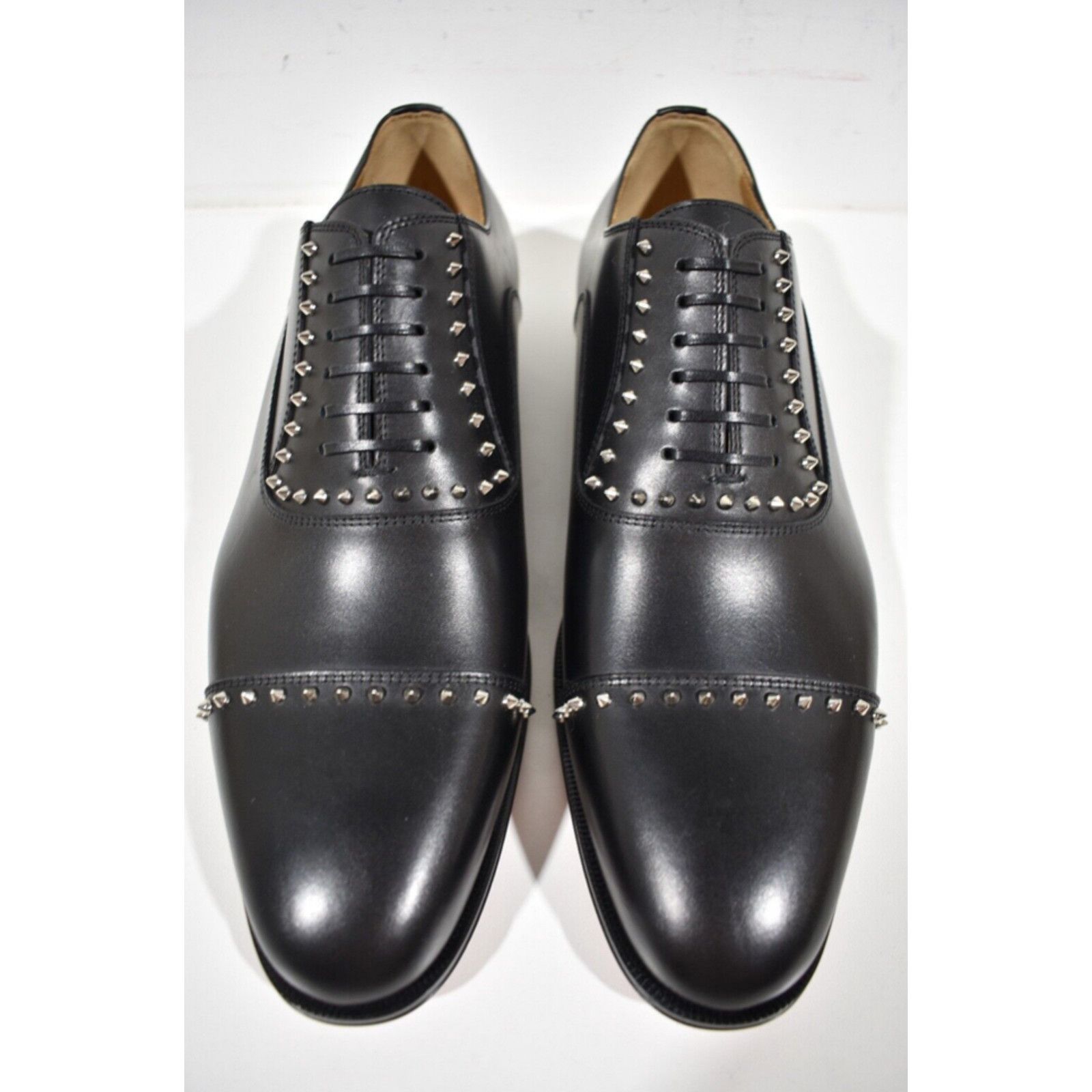 Christian Louboutin Christian Louboutin Leather Spike Oxford Dress Loafer 41 8 Size US 8 / EU 41 - 7 Thumbnail