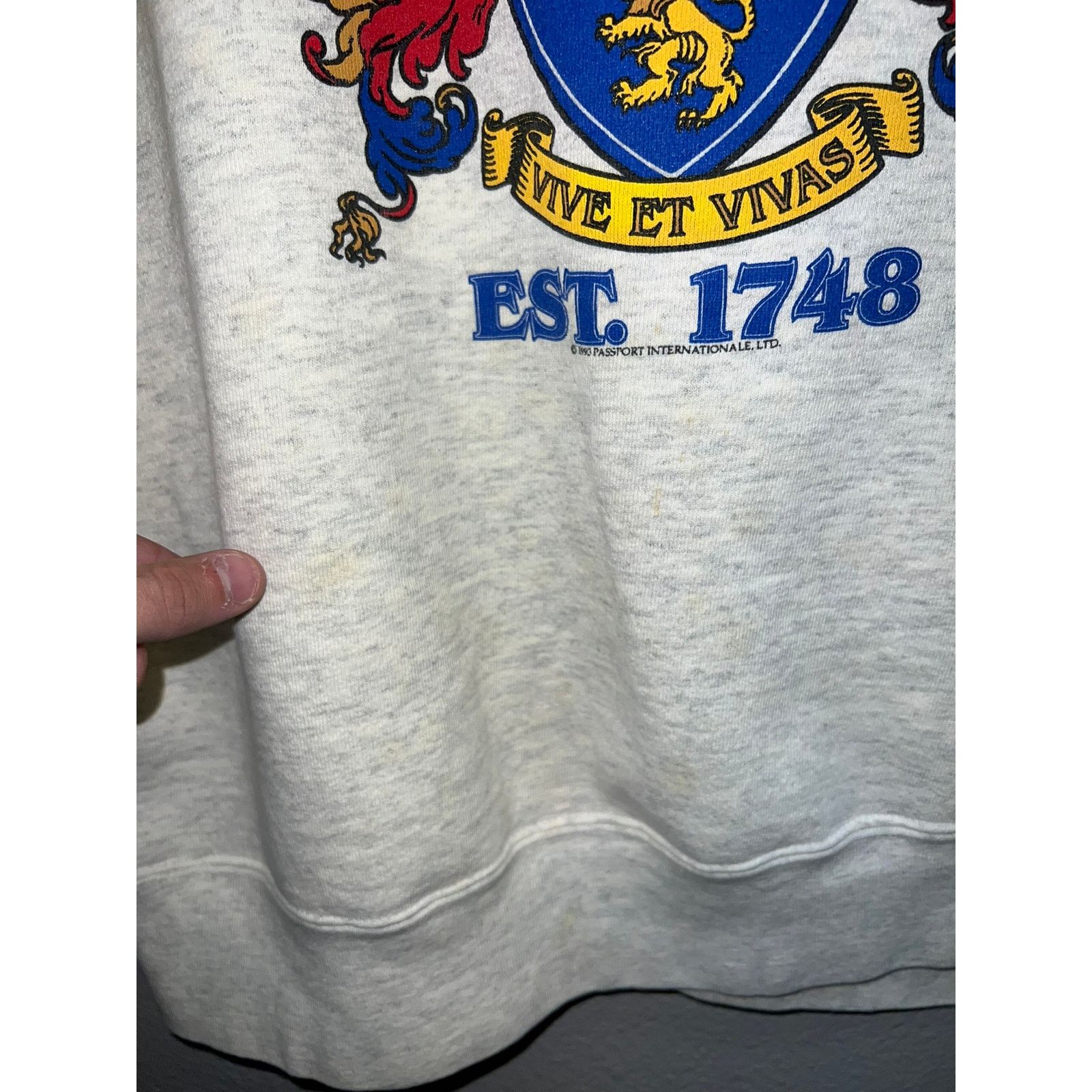 Delta Vintage Netherlands Sweatshirt Crewneck 90s Harrison 2XL XXL Size US XXL / EU 58 / 5 - 6 Thumbnail