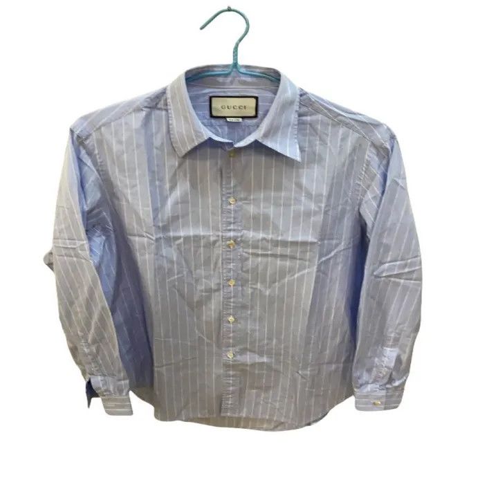 Gucci Gucci Striped Long Sleeve Shirt for Men and Women Size US M / EU 48-50 / 2 - 1 Thumbnail
