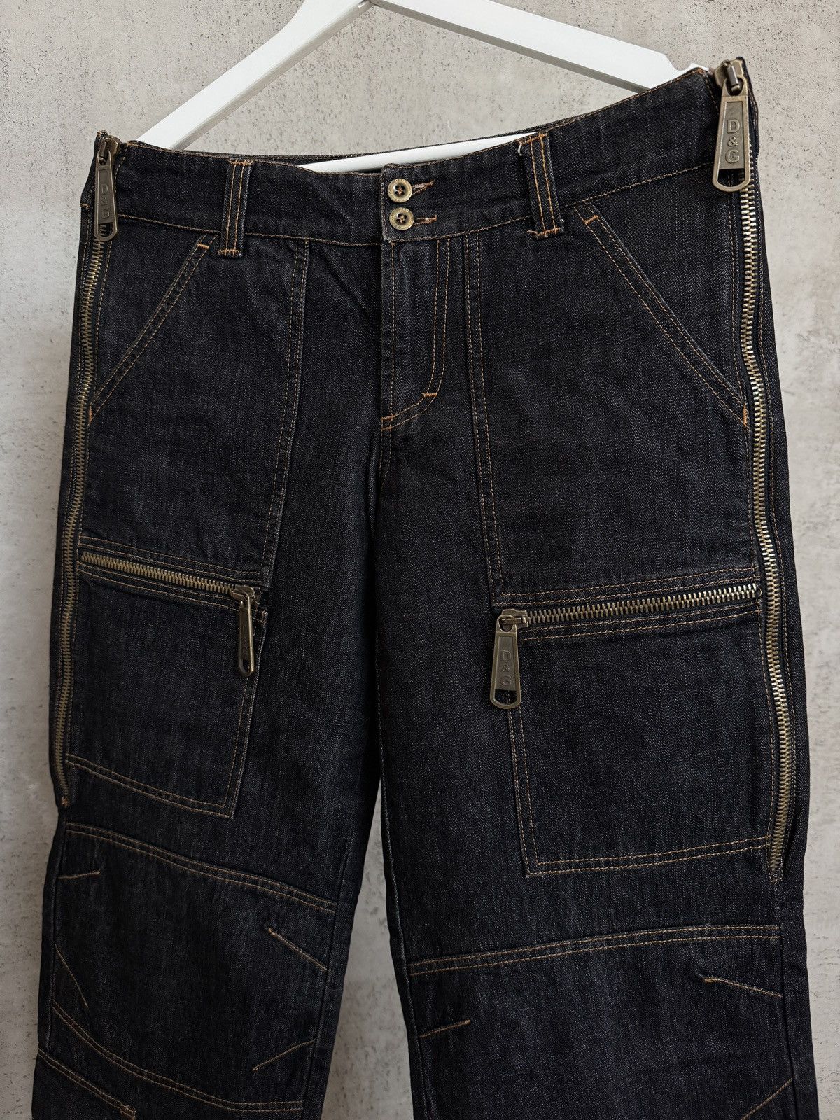 Dolce & Gabbana A/W 2003 - Zipper Multi Pocket Jeans