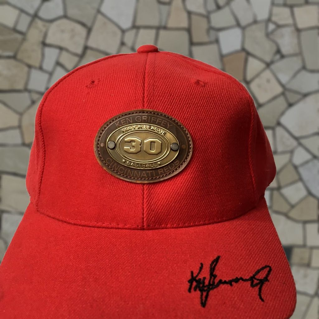American Needle American Needle KEN GRIFFEY CINCINATTI REDS RED SIGNATURE STRAP BACK Size ONE SIZE - 1 Thumbnail