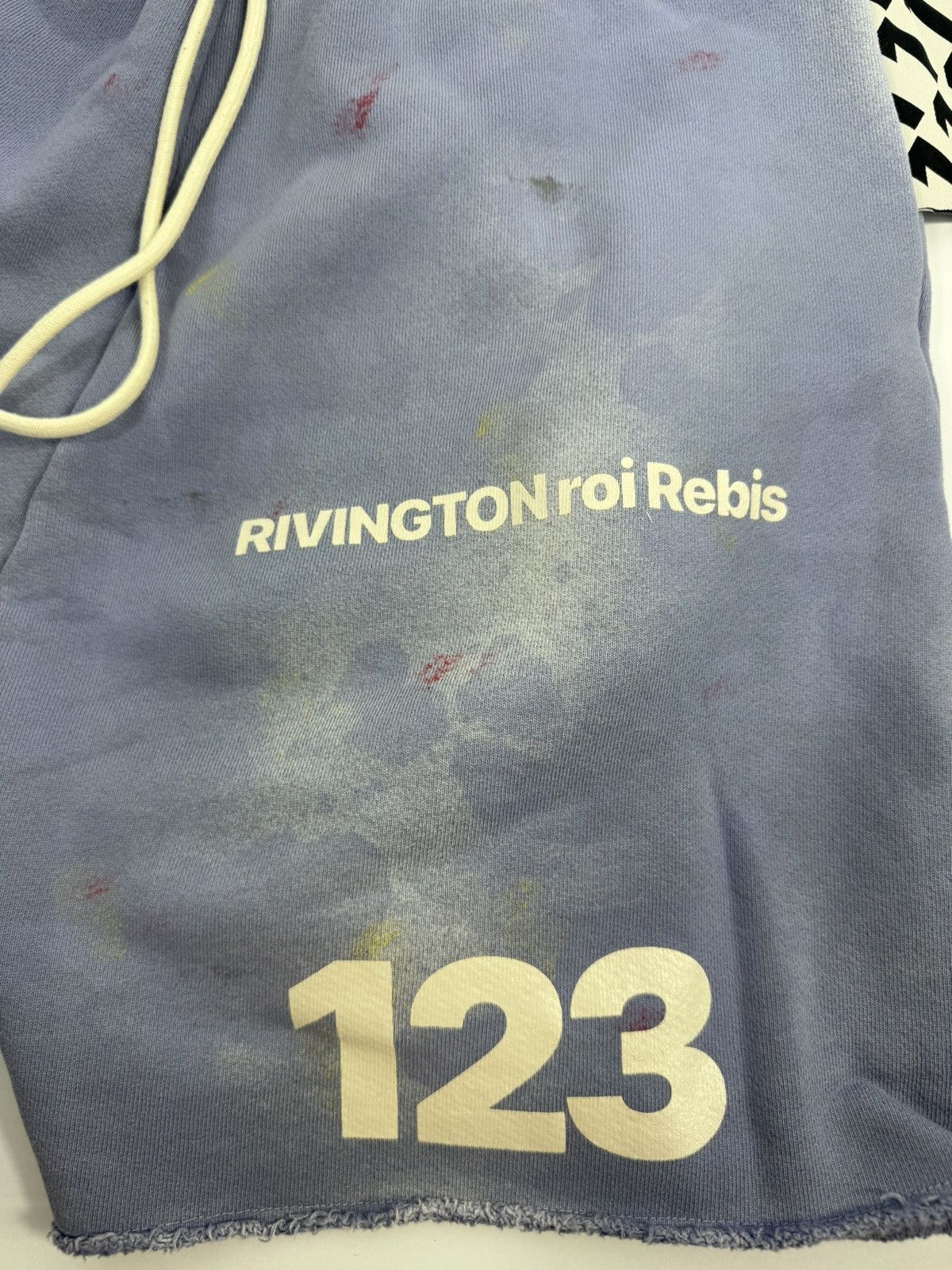 RRR-123 TIEDYE LOGO PRINT SWEAT-SHORTS Size US 30 / EU 46 - 4 Thumbnail
