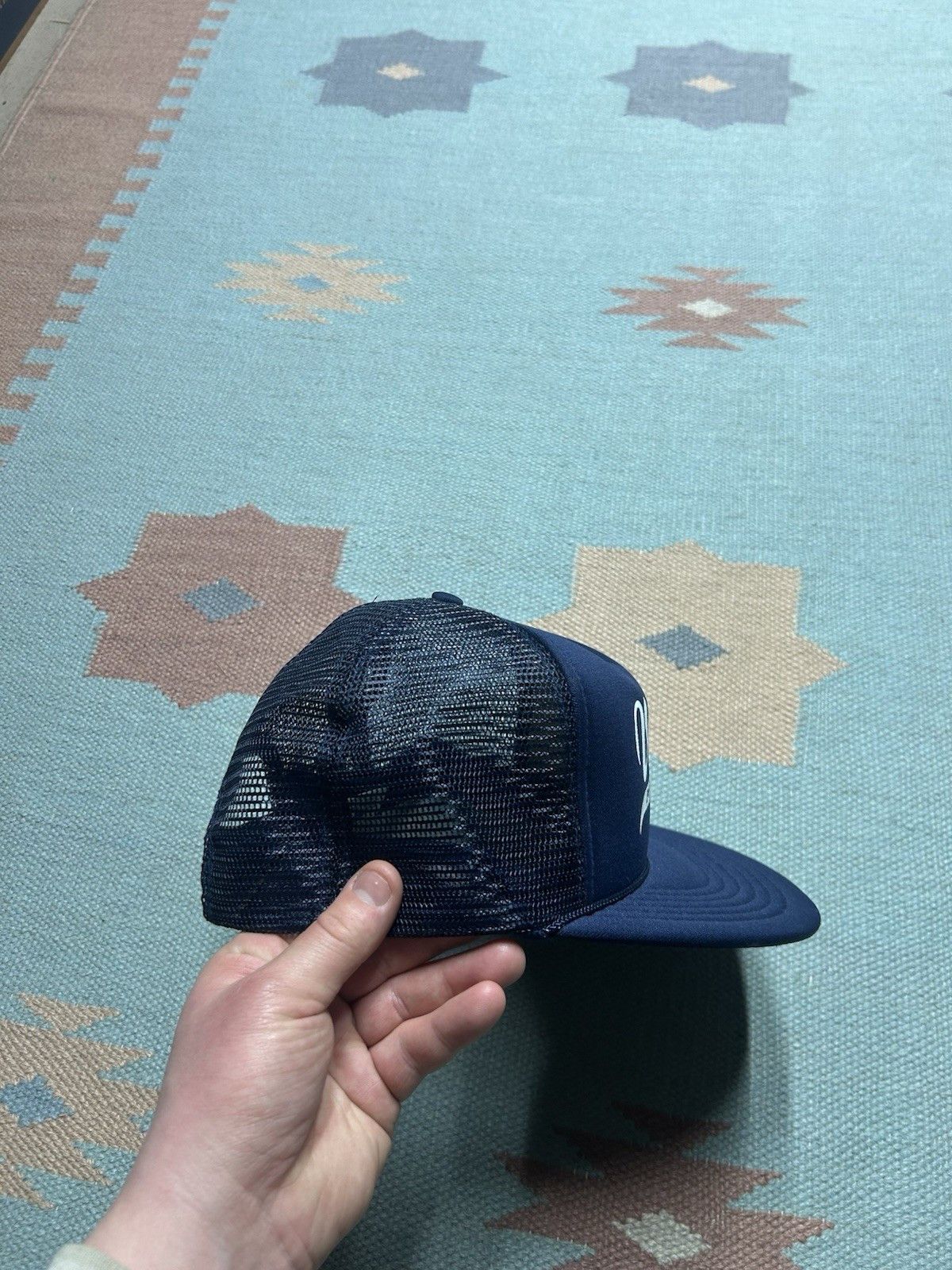 Vintage Vtg trucker hat mesh Valley Petreoleum oil gas Michigan blue Size ONE SIZE - 8 Thumbnail