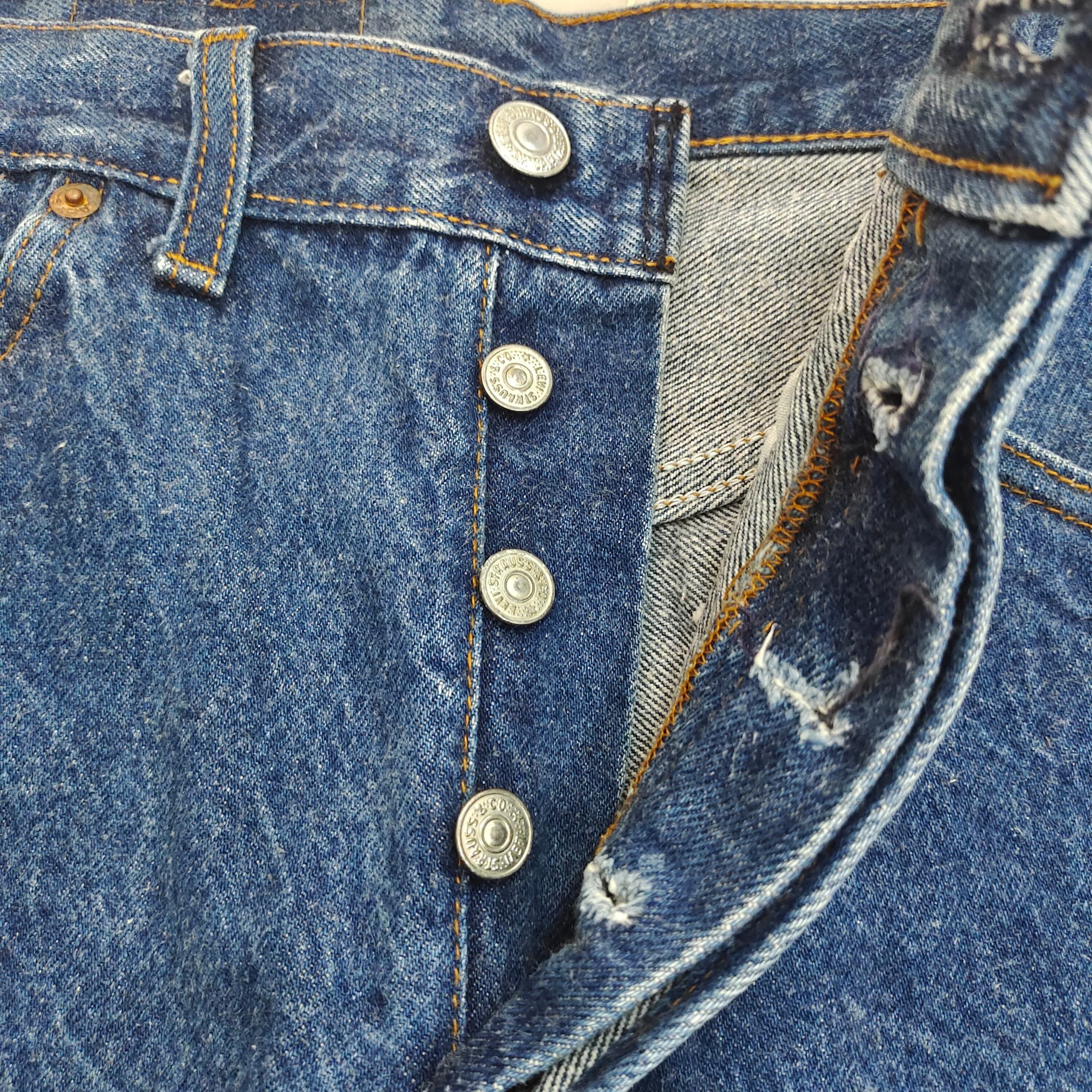 Levi's × Levi's Vintage Clothing VINTAGE LEVIS 501 BLUE CUT OFF SHORTS Size US 31 - 5 Thumbnail