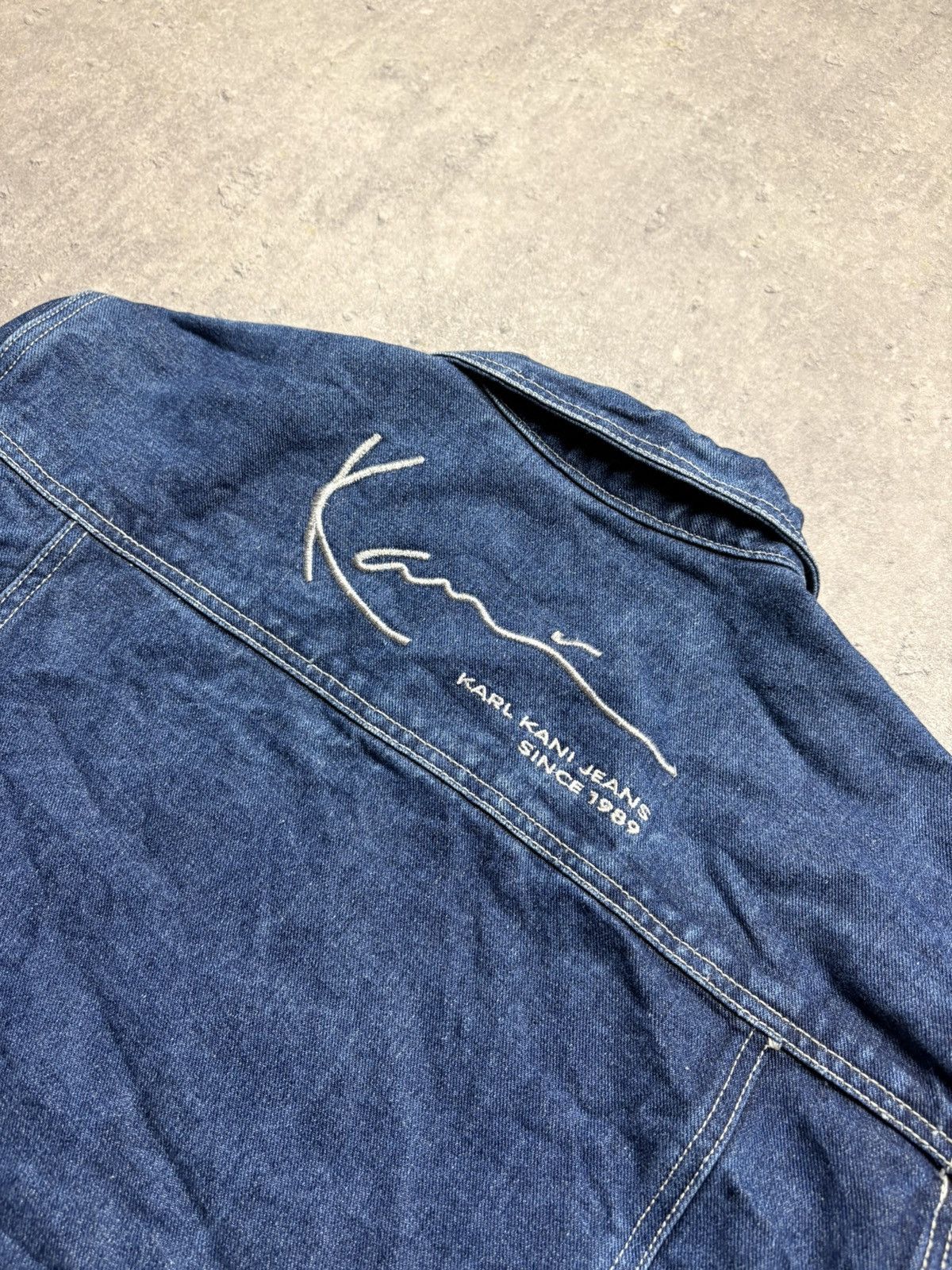 Karl Kani Karl Kani Vintage Denim Jacket – Embroidered Logo big logo Size US M / EU 48-50 / 2 - 5 Thumbnail