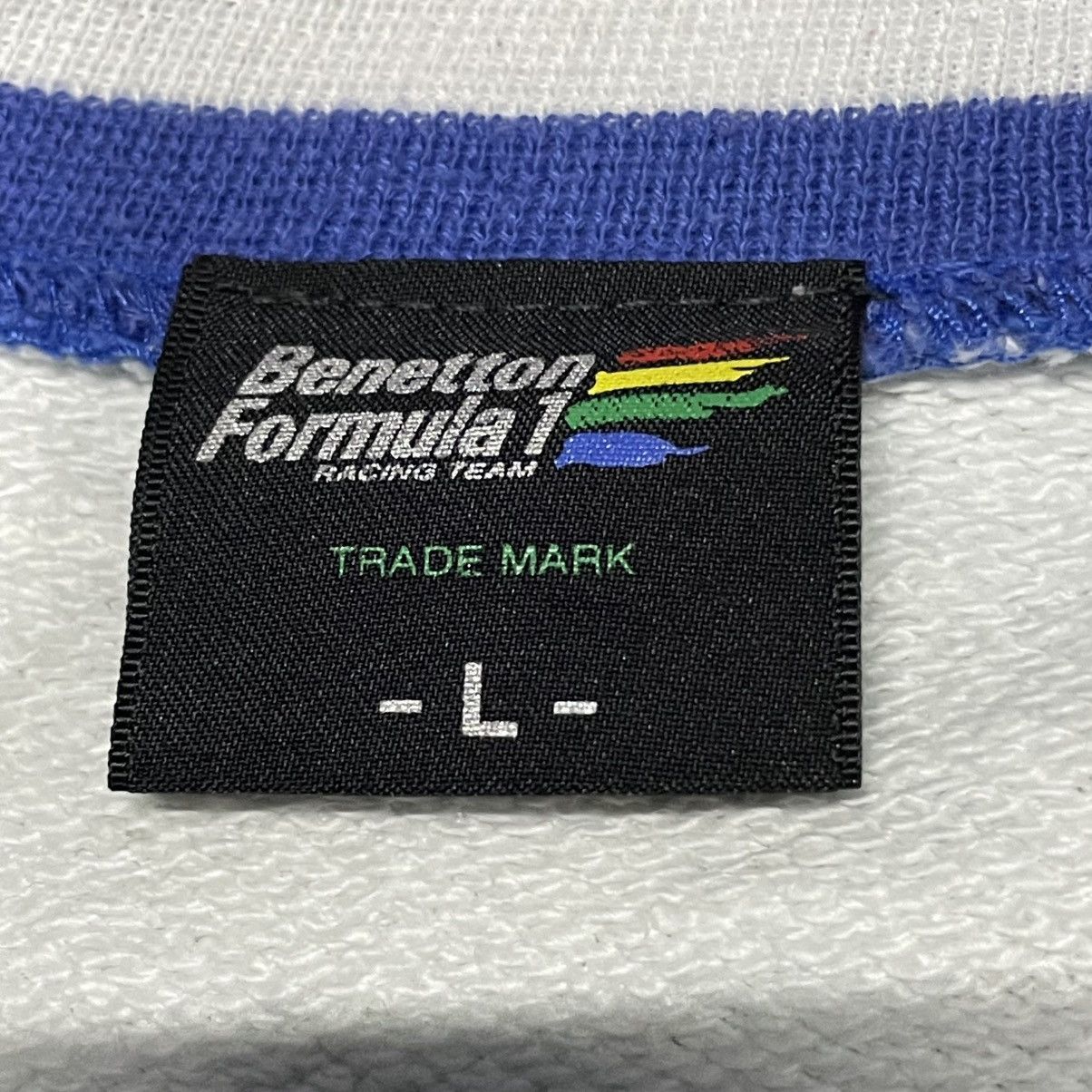 Benetton × Formula 1 Vintage Benetton Formula One Halfzip Sweatshirt Size US L / EU 52-54 / 3 - 6 Thumbnail
