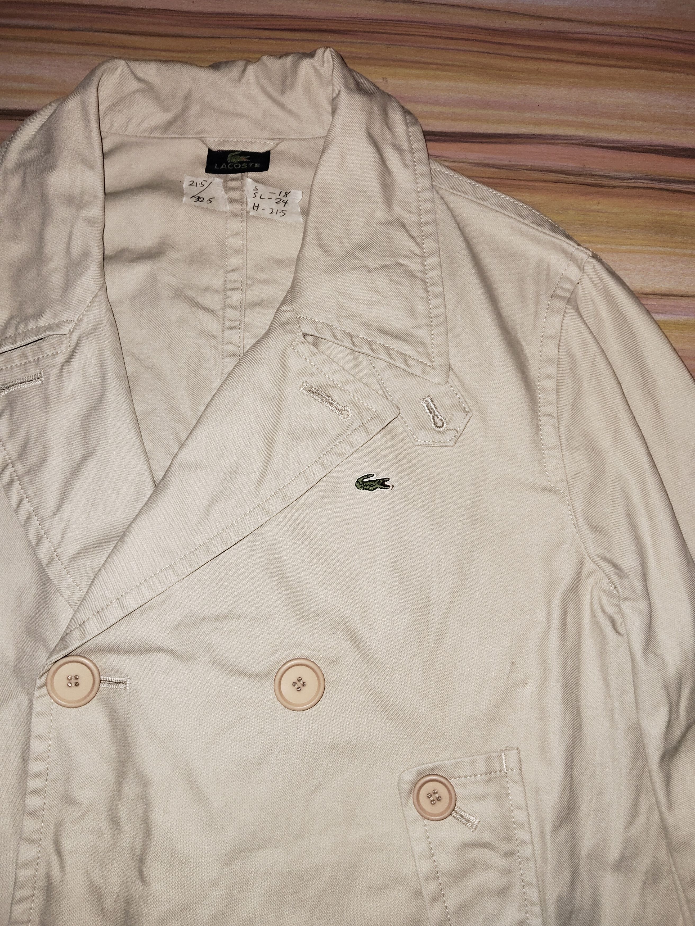Lacoste LACOSTE Trench Coat Size US L / EU 52-54 / 3 - 2 Thumbnail