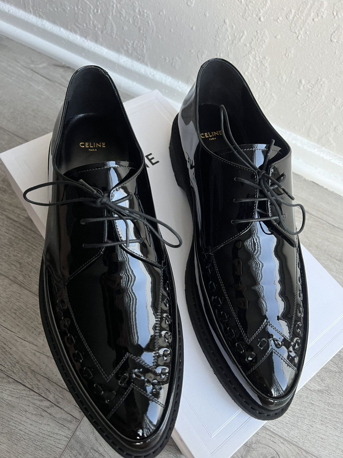 Celine RUNWAY HEDI SLIMANE CREEPERS CELINE Size US 12 / EU 45 - 2 Thumbnail