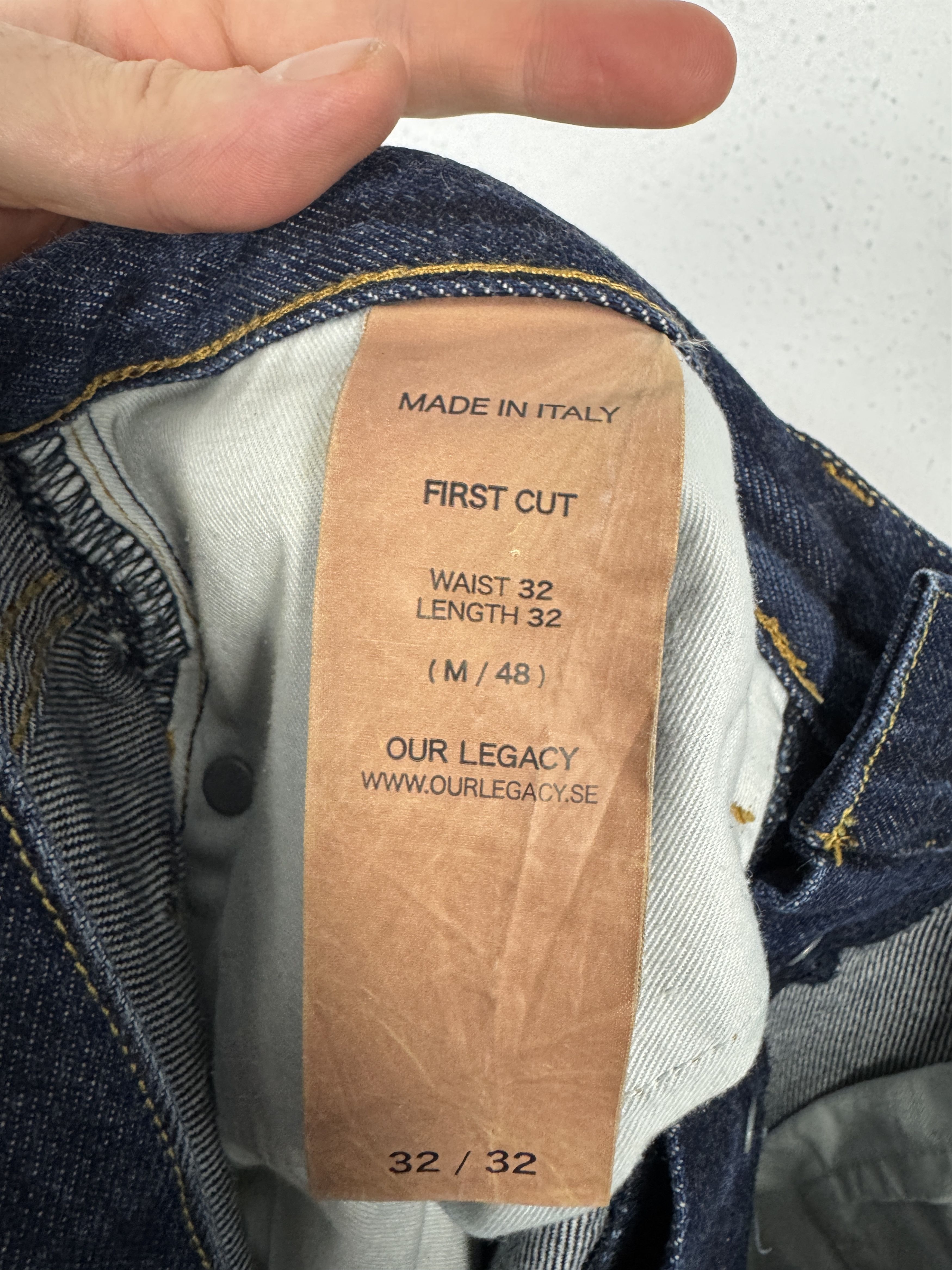 Our Legacy Our Legacy First Cut denim pants straight fit 32/32 Size US 32 / EU 48 - 5 Thumbnail