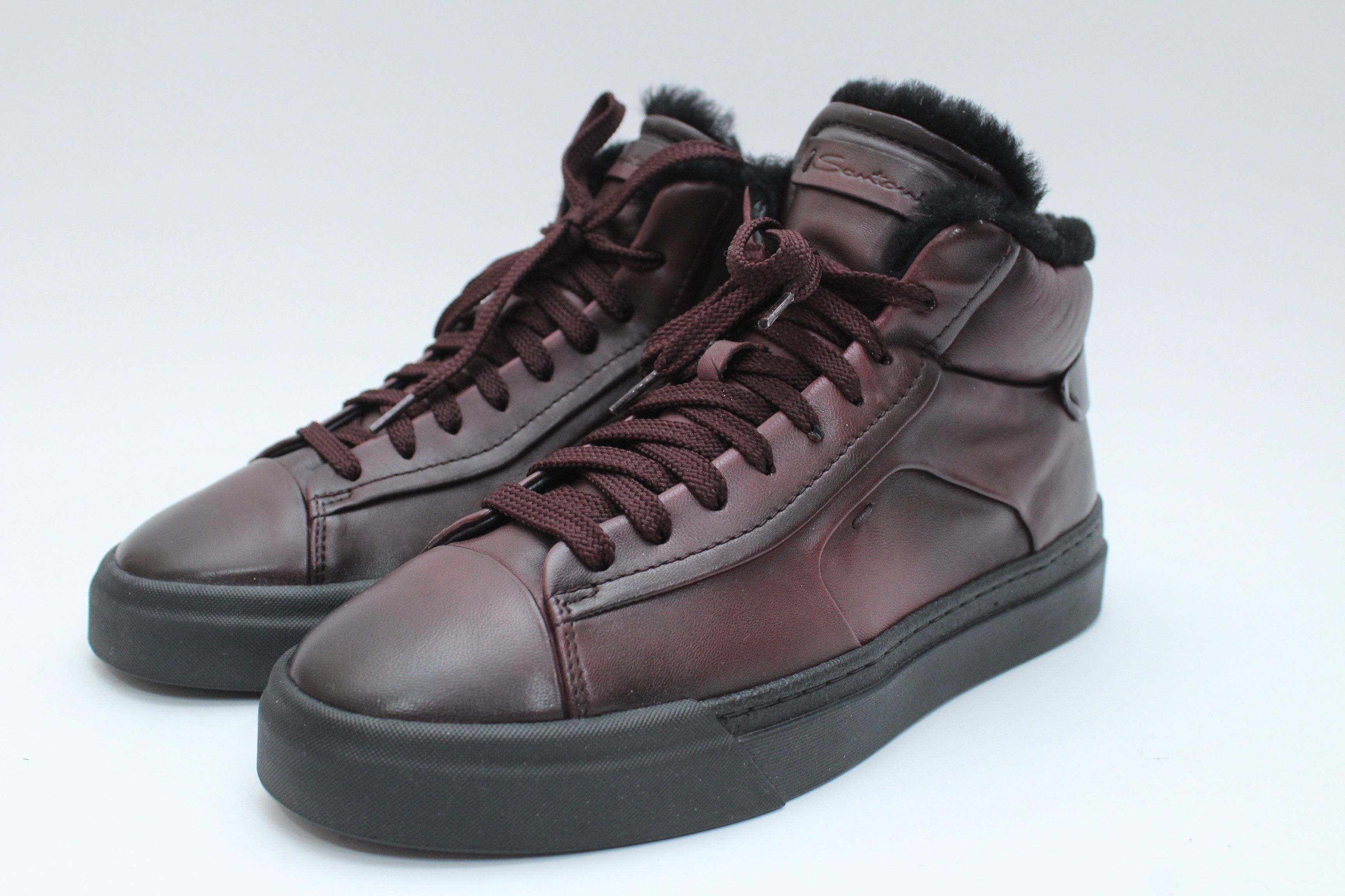 Santoni Santoni Leather Sneakers Mens Size US 8 Authentic Size US 8 / EU 41 - 2 Thumbnail