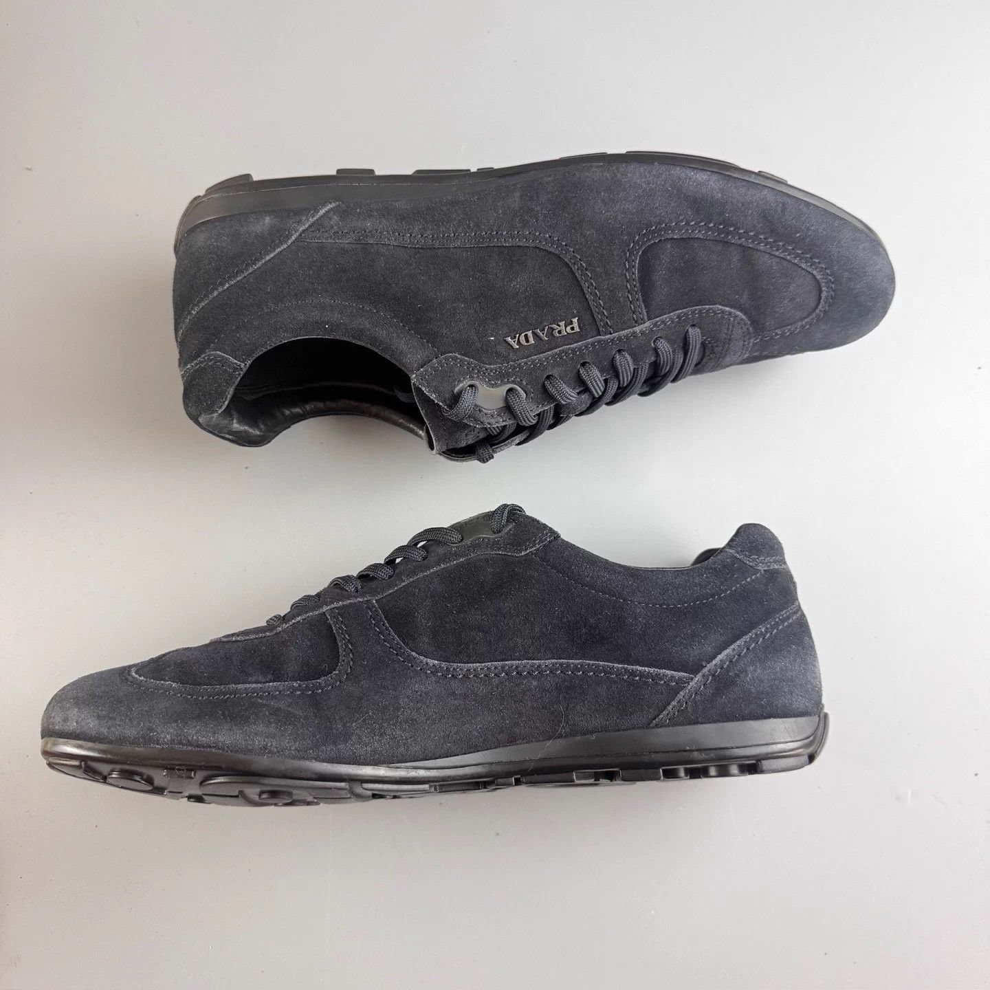 Prada Prada Black Logo Lace-Up Sneakers 42 Size US 8.5 / EU 41-42 - 5 Thumbnail