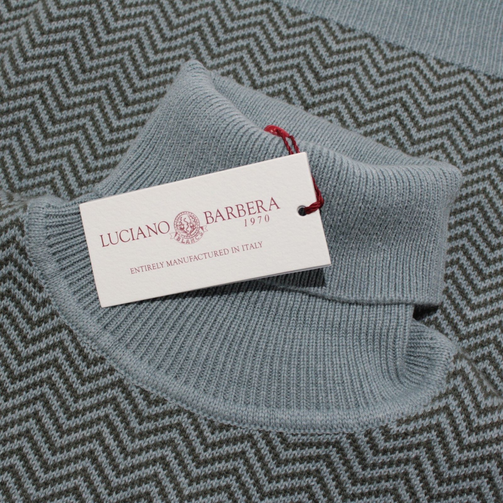 Luciano Barbera Luciano Barbera Sweater Size US M in Blue Size US M / EU 48-50 / 2 - 1 Thumbnail