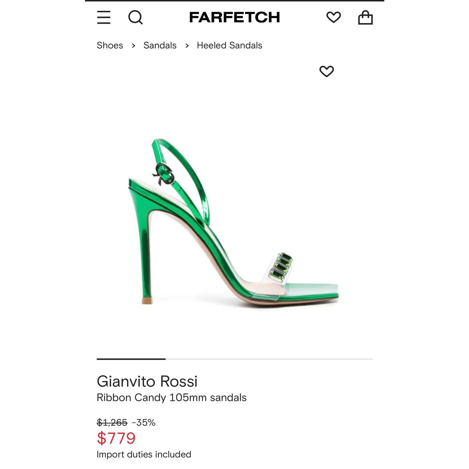 Gianvito Rossi Gianvito Rossi Ribbon Candy 105mm Sandals size 35.5 EU Size US 5.5 / IT 35.5 - 10 Thumbnail