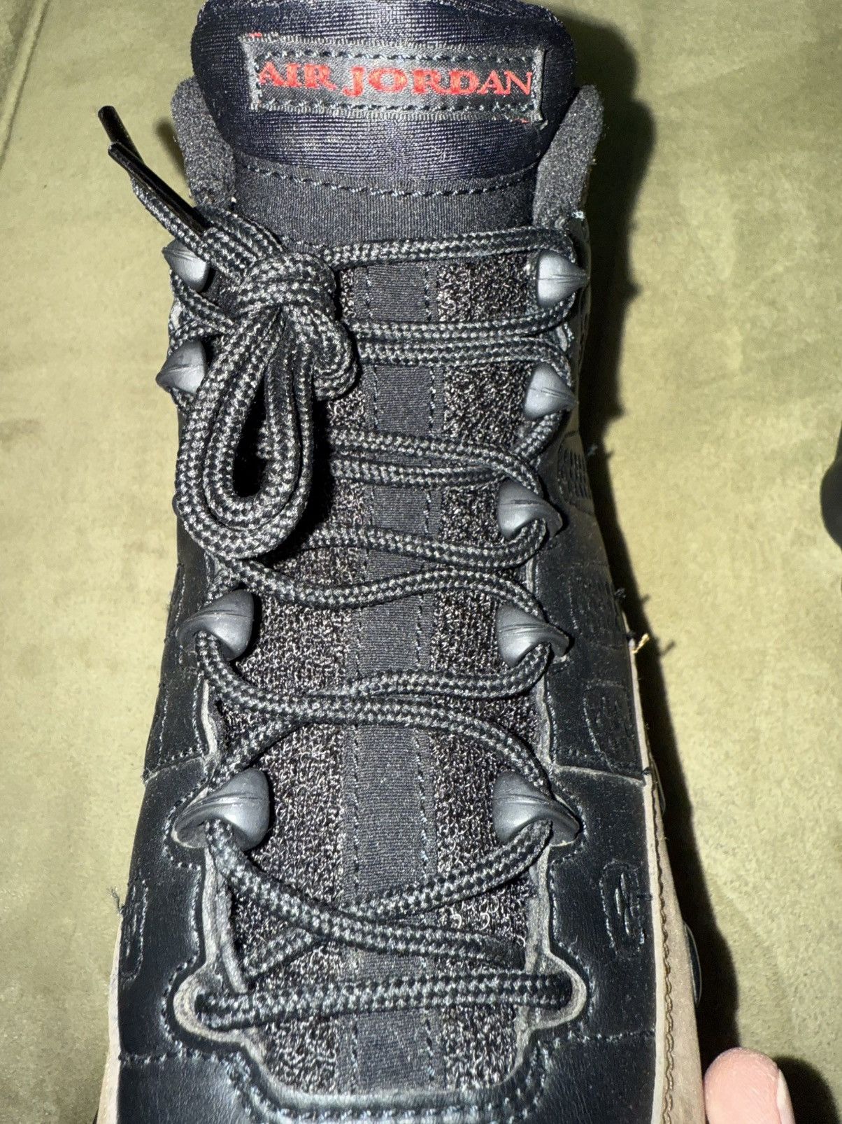 Jordan Brand Nike Air Jordan 9 “Olive” VGC, size 6m/7.5w shoes boots Size US 6 / EU 39 - 8 Thumbnail