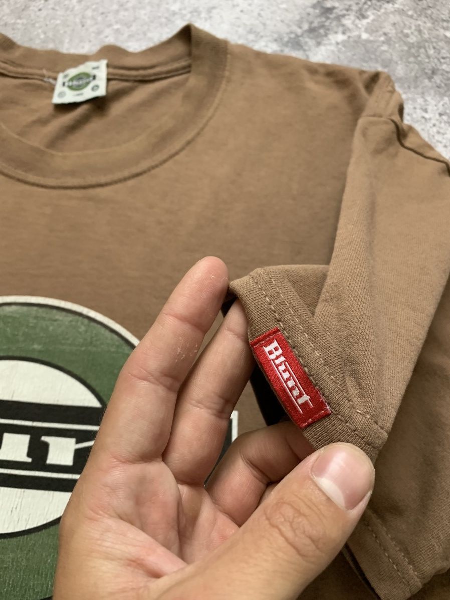 Hook-Ups × Vintage 90s Blunt Skateboards Logo Brown Tee Size US L / EU 52-54 / 3 - 4 Thumbnail