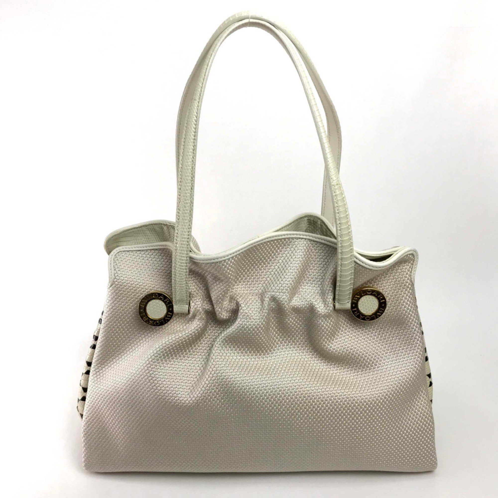 Bvlgari Bvlgari B-zero1 Bag Shoulder Bag Hand Bag Beige Black Size ONE SIZE - 1 Thumbnail