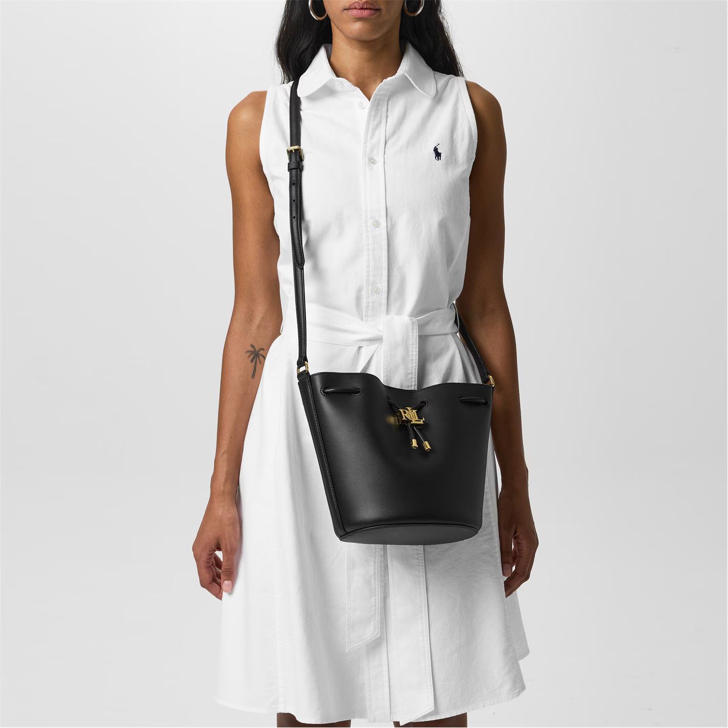 Lauren Ralph Lauren o1g2r1mq0825 Size: OS / Medium Andie Drawstring Bag Size ONE SIZE - 2 Thumbnail
