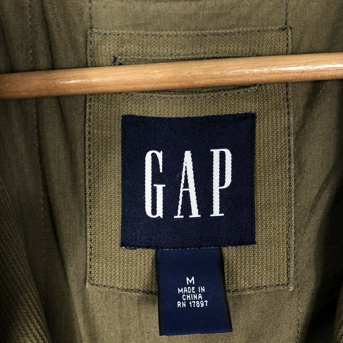 Japanese Brand 📌VINTAGE BIKER JACKET GAP MILITARY DESIGN CARGO POCKET Size US M / EU 48-50 / 2 - 13 Thumbnail