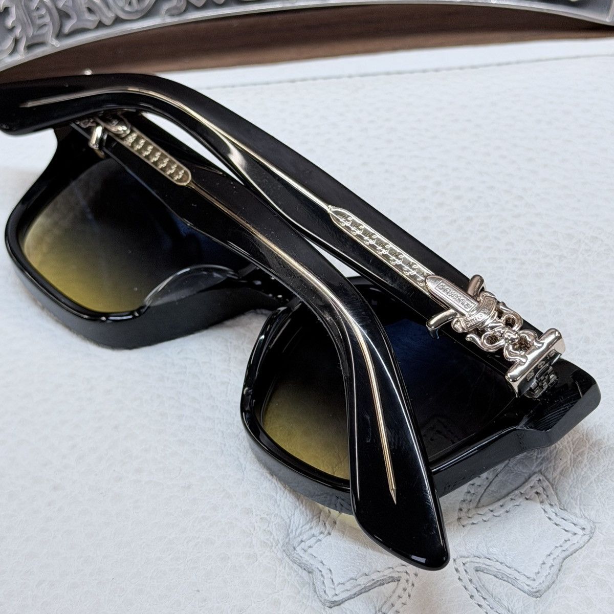 Chrome Hearts Chrome Hearts VAGILLIONAIRE II Sunglasses Size ONE SIZE - 3 Thumbnail