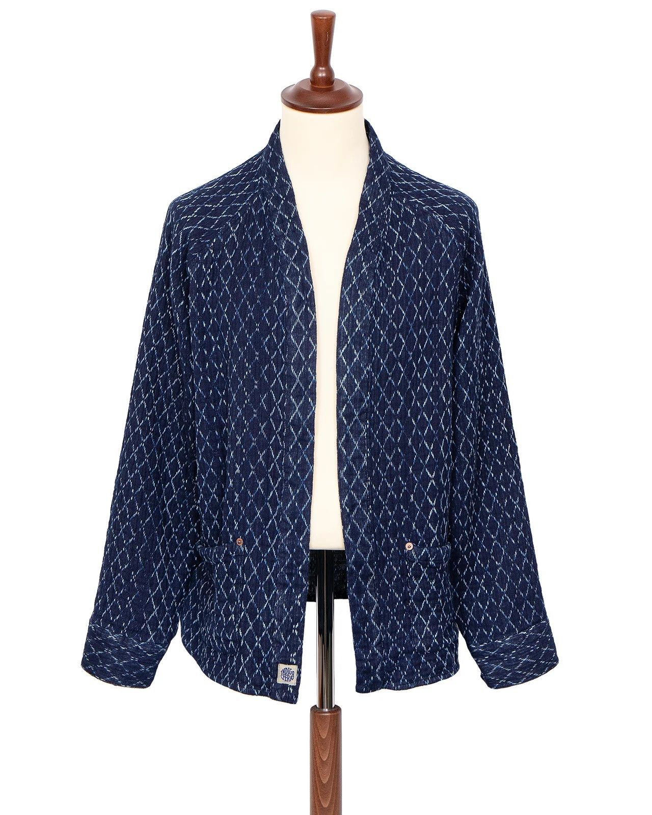 Indigofera Indigofera Slowhand Shirt - Kasuri Sashiko Size US L / EU 52-54 / 3 - 1 Thumbnail