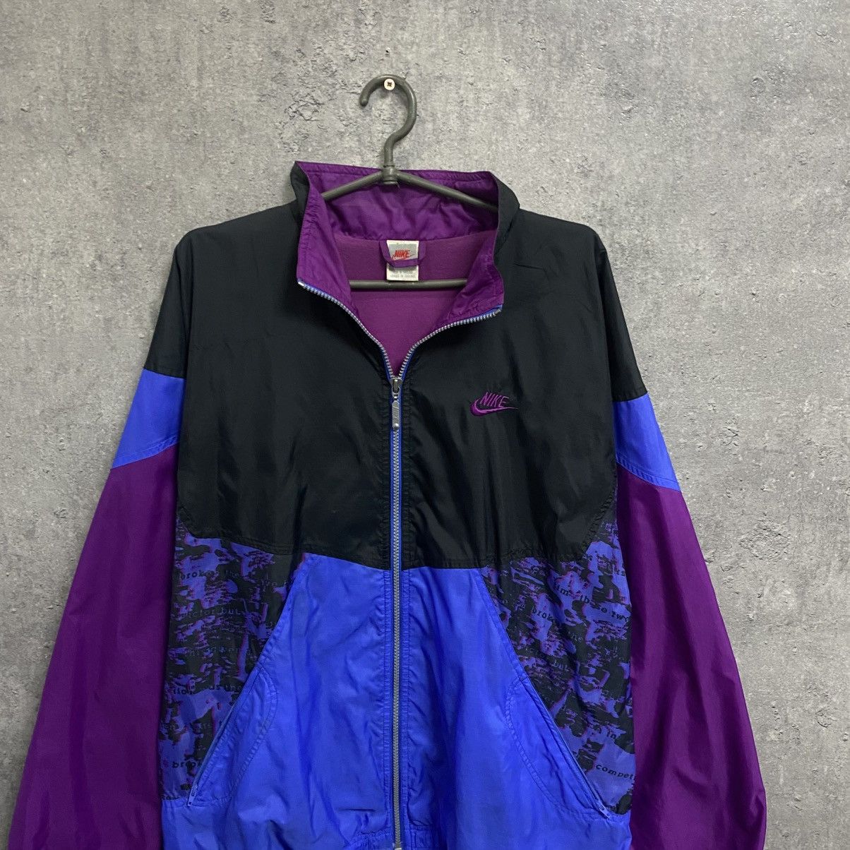 Nike 80’s NIKE RETRO Y2K TRACK JACKET VINTAGE SWOOSH LOGO BOXY Size US L / EU 52-54 / 3 - 4 Thumbnail
