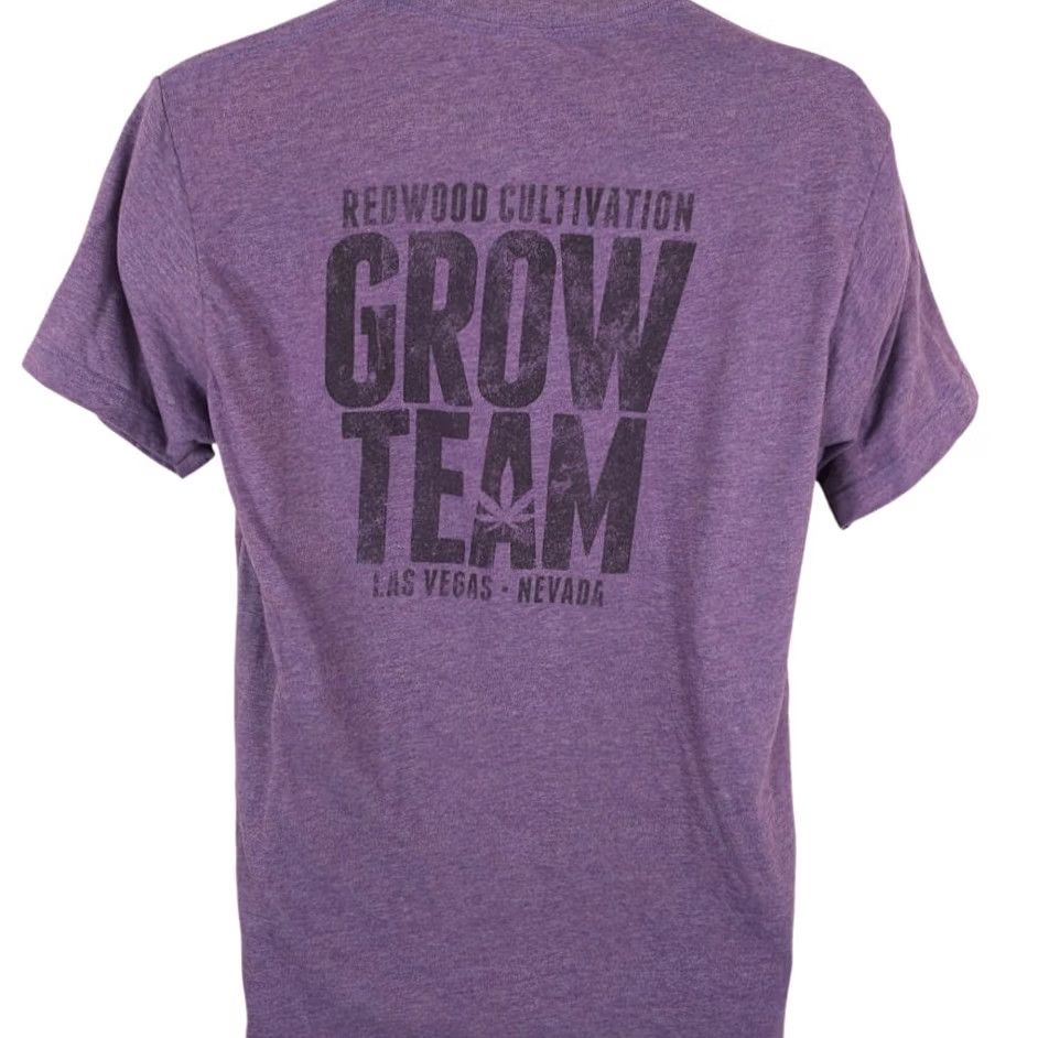 Tultex Tultex Redwood Cultivation T Shirt Mens Size L Purple Grow Team Las Vegas Cannabis Vintage: No Size US L / EU 52-54 / 3 - 4 Thumbnail