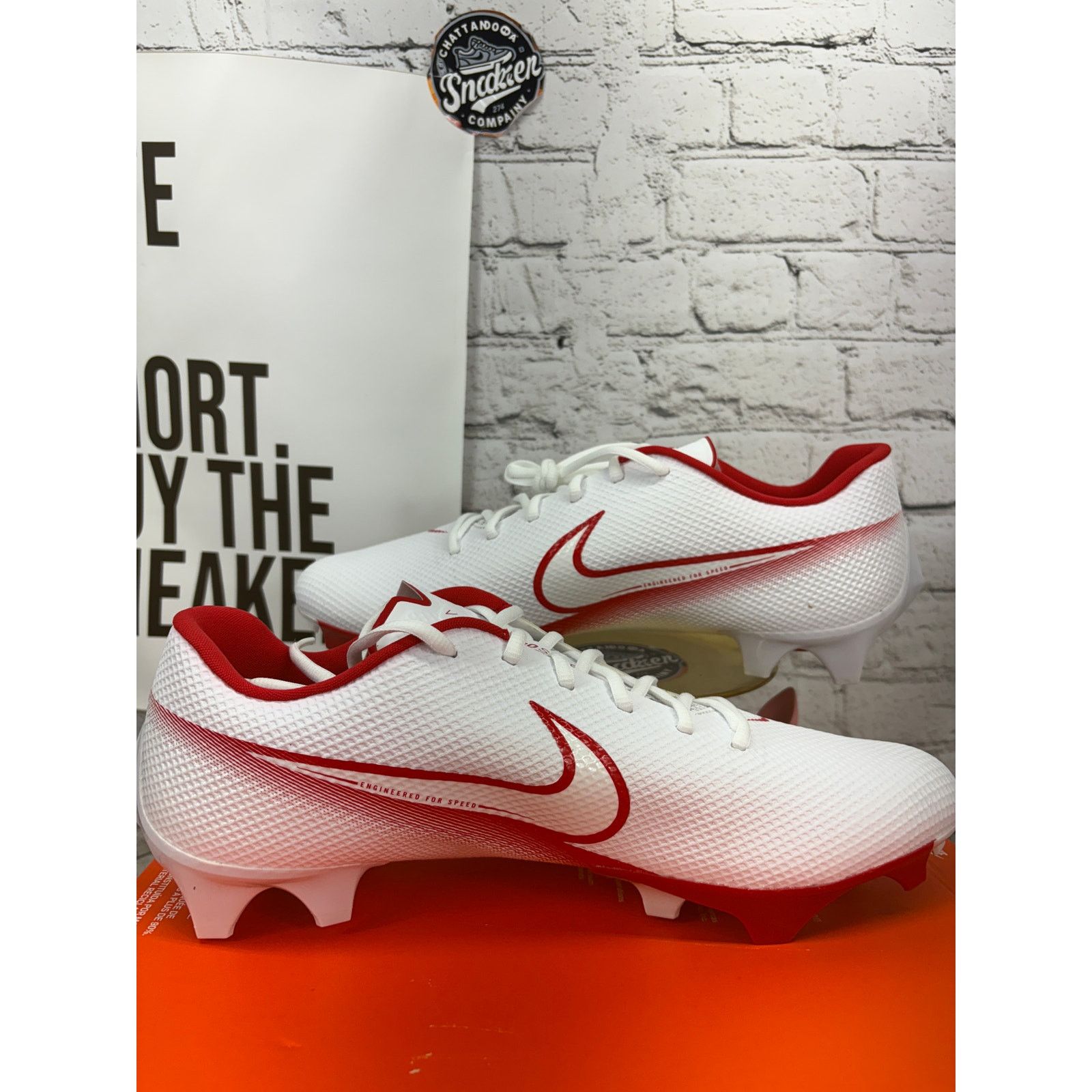 Nike Nike Vapor Edge Speed 360 NFL Football Cleats Men 13.5 Red Size US 13 / EU 46 - 6 Thumbnail